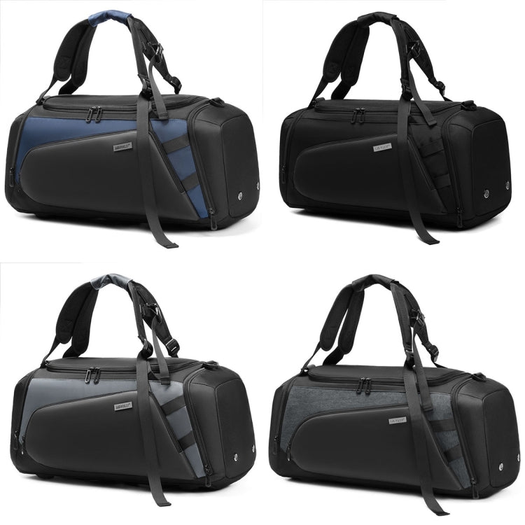 MINGLU Large-Capacity Dry And Wet Separation Gym Bag Messenger Training Bag(Blue)