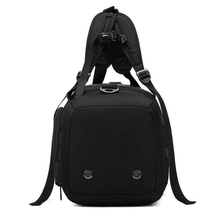 MINGLU Large-Capacity Dry And Wet Separation Gym Bag Messenger Training Bag(Black)