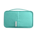 Travel Waterproof Dustproof Portable Passport Document Bag, Color: Blue Small