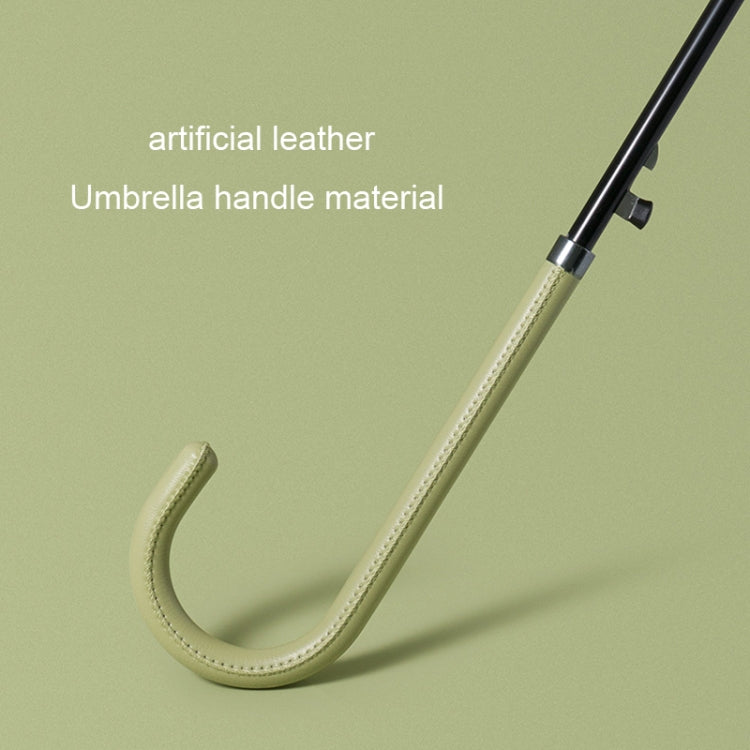 Long Handle Double 16 Bone Sunny And Rain Dual Use Umbrella(Rock Black)