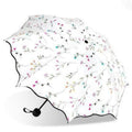 Folding Simple Dual-Purpose Sun Umbrella(White)