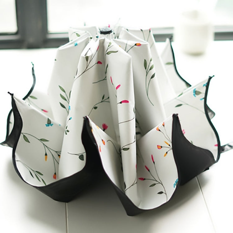 Folding Simple Dual-Purpose Sun Umbrella(White)