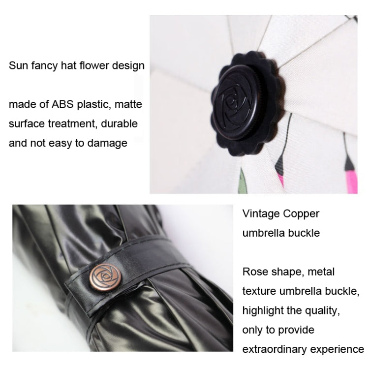 Folding Simple Dual-Purpose Sun Umbrella(White)