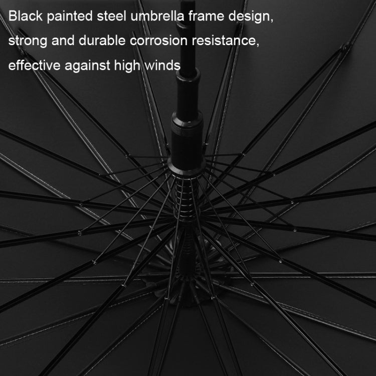16 Bone Automatic Long Handle Double Sunny And Rain Dual Use Umbrella, Color: With Waterproof Cover Purple