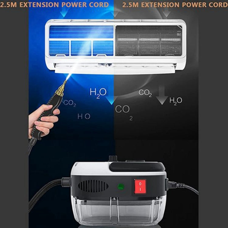 2500W High Temperature And High Pressure Steam Cleaning Machine for Kitchen Bathroom Furniture, Color: White 220V UK Plug