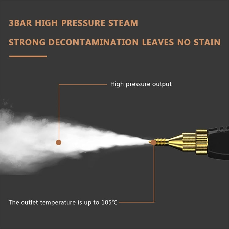 2500W High Temperature And High Pressure Steam Cleaning Machine for Kitchen Bathroom Furniture, Color: White 220V UK Plug