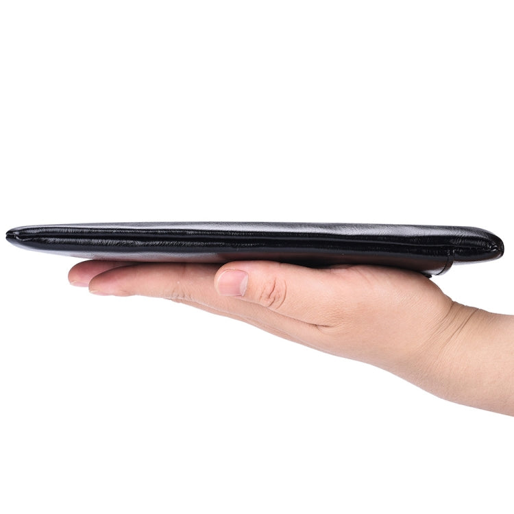 Men Long Wallet Soft Leather Zipper Mini Phone Bag Clutch Bag(Brown)