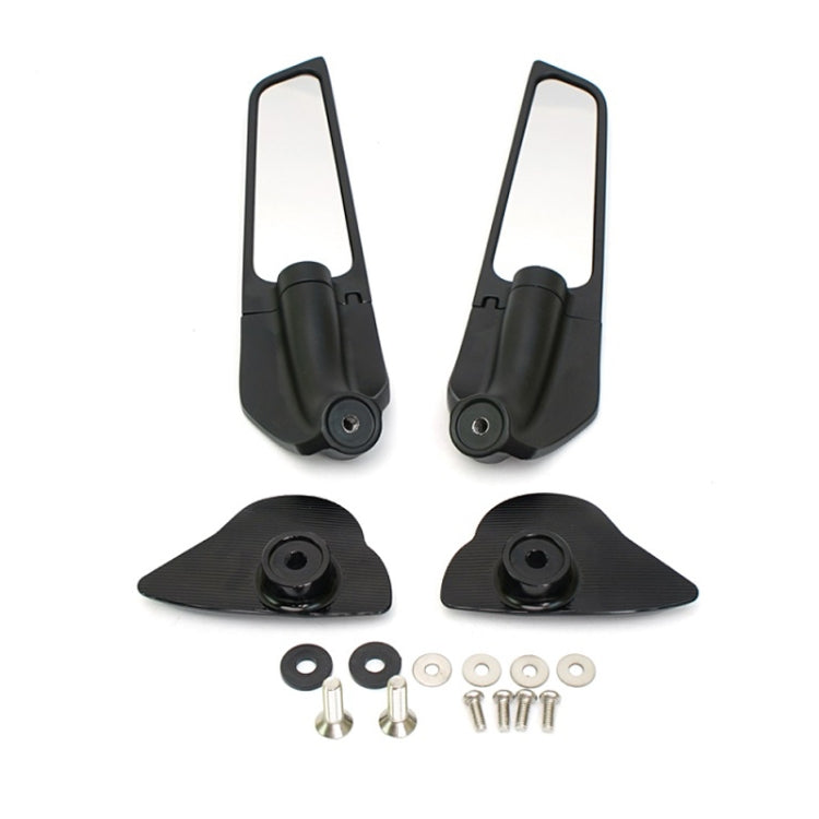 For YAMAHA YZF-R6/R7 Motorcycle Fixed Wing Reflector(Black)