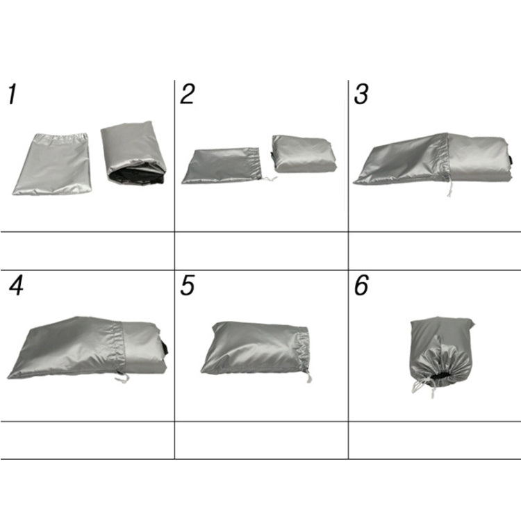 190T Motorcycle Rain Covers Dustproof Rain UV Resistant Dust Prevention Covers, Size: XXL(Black and Green)