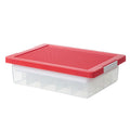 Children Toy Parts Building Blocks Storage Box(Red)