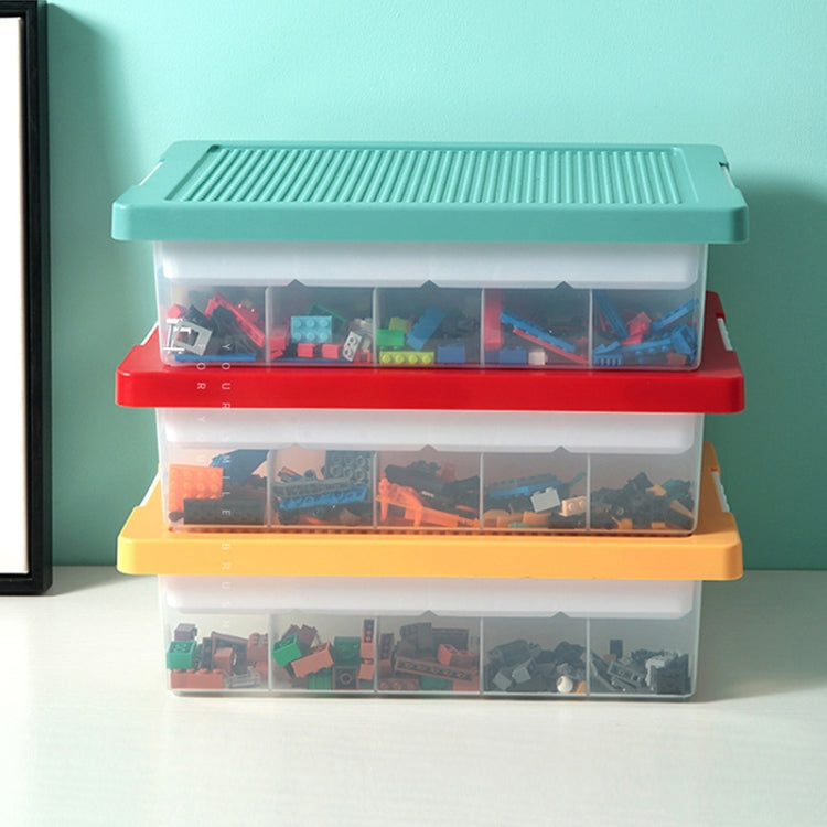 Children Toy Parts Building Blocks Storage Box(Red)
