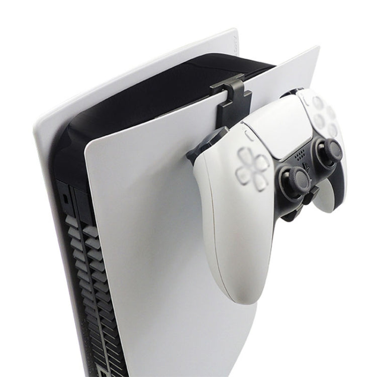 iplay HBP-266 For Sony PS5 Game Console Headphone Storage Side Rack Gamepad Hanger(Black)