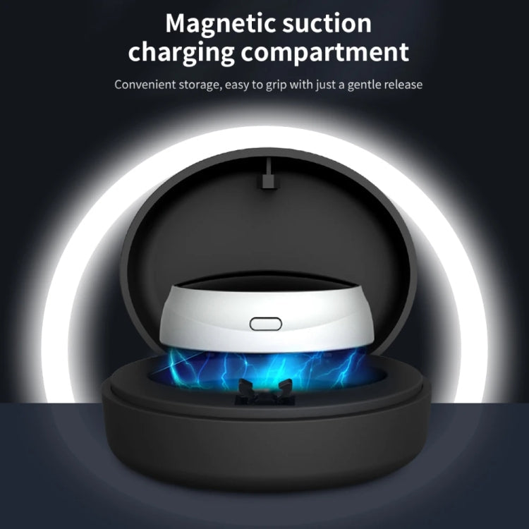 Smart Anti-snoring Device TENS Double Pulse Sound Wave Induction Sleep Snoring Breathing Corrector(Black)