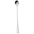 304 Stainless Steel Long Handle Thickened Round Spoon Coffee Ice Drink Mixing Spoon, Color: Stainless Steel Color