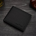 Men Short Wallet Business Coin Purse Card Holder Money Bag(730-1 Horizontal)