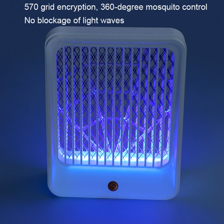 Household USB Wall Mounted Mosquito Killer Lamp, Style: Plug-in Model White