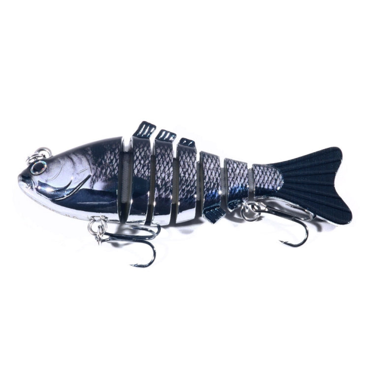 HENGJIA 10cm 24g Bionic Multi-Section Fish Bait Plastic Electroplating Fake Bait(4)