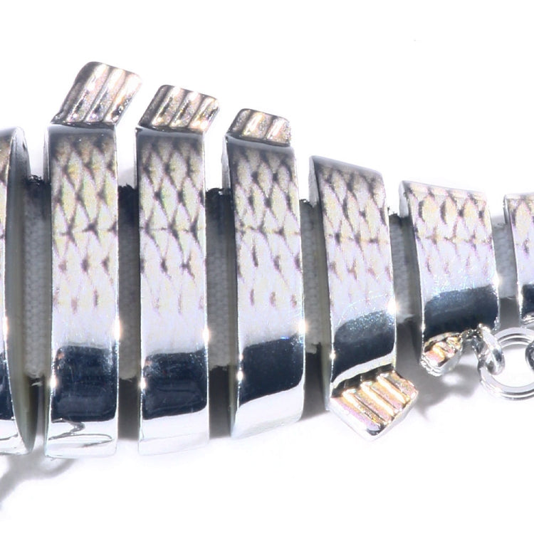 HENGJIA 10cm 24g Bionic Multi-Section Fish Bait Plastic Electroplating Fake Bait(5)