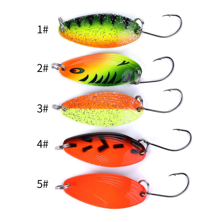 HENGJIA 3.2cm 4.5g Lua Melon Sequins Horse Mouth Metal Fishing Fake Bait(5)