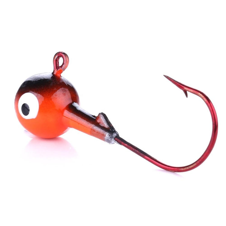HENGJIA 5colors/set Lua Lead Head Hook Set Colorful Fish Hook Set, Specification: 10.5g