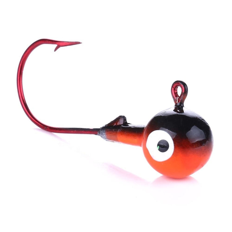 HENGJIA 5colors/set Lua Lead Head Hook Set Colorful Fish Hook Set, Specification: 10.5g