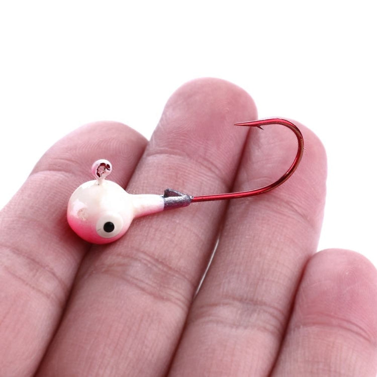 HENGJIA 5colors/set Lua Lead Head Hook Set Colorful Fish Hook Set, Specification: 10.5g