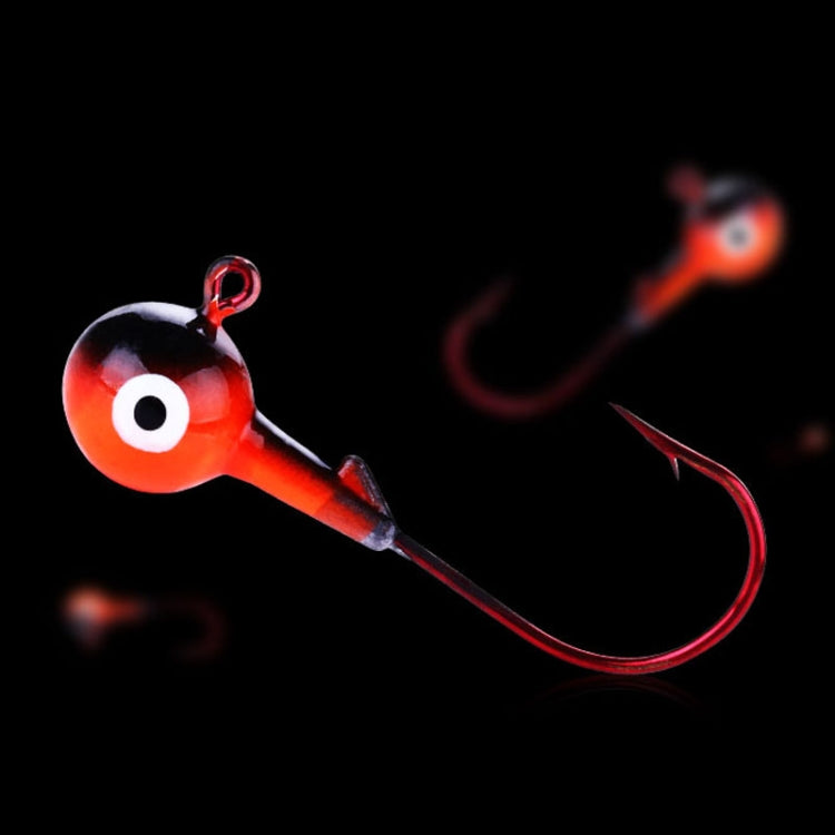 HENGJIA 5colors/set Lua Lead Head Hook Set Colorful Fish Hook Set, Specification: 10.5g