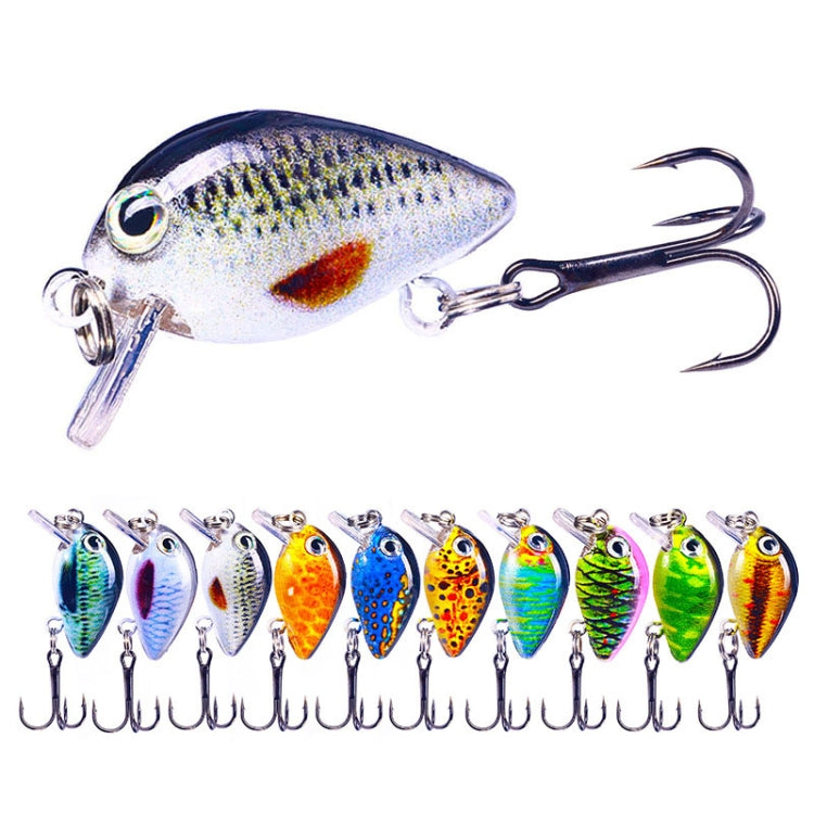 HENGJIA 2.5cm 1.5g Floating Water Little Fat Micro-Object Mini 3D Printing Luya Bait(5)