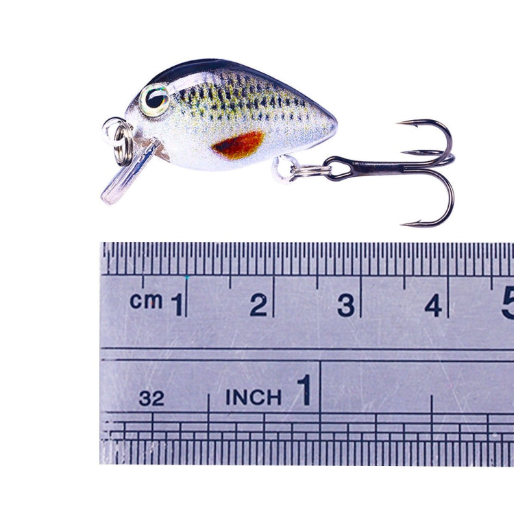 HENGJIA 2.5cm 1.5g Floating Water Little Fat Micro-Object Mini 3D Printing Luya Bait(3)