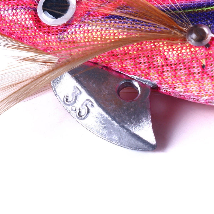 HENGJIA 14cm 20g Night Light Wood Shrimp Fake Bait Squid Hook Luya Bait, Color: 2