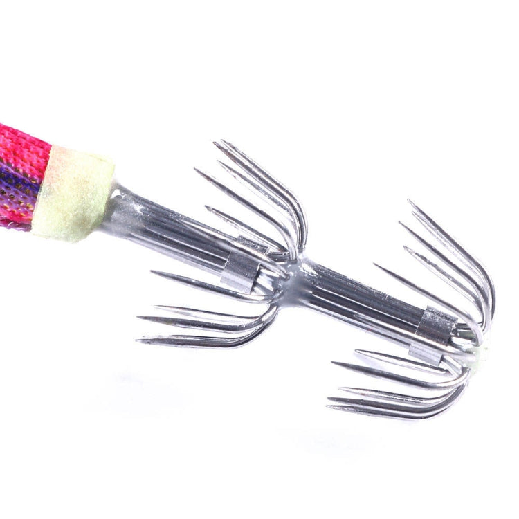 HENGJIA 14cm 20g Night Light Wood Shrimp Fake Bait Squid Hook Luya Bait, Color: 8