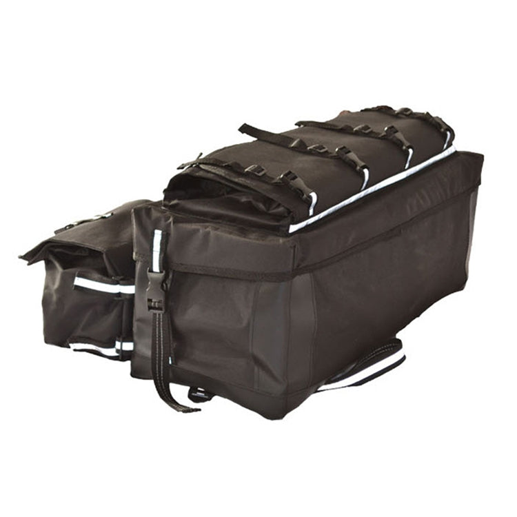 ATV Bag Quad Bike Go Kart Bag Snowmobile Mountain Bike Bag, Color: Black