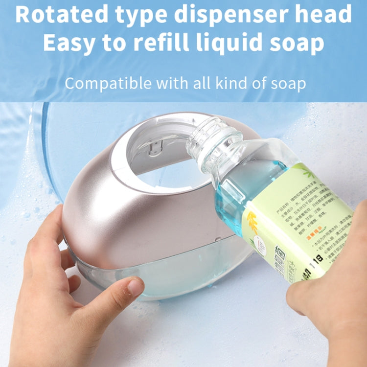 Intelligent Automatic Sensor Wall-Mounted Soap Dispenser, Color: White Bubble Model