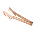 Titanium Plated Stainless Steel Spaghetti Clip Restaurant Food Clamps, Color: Rose Gold