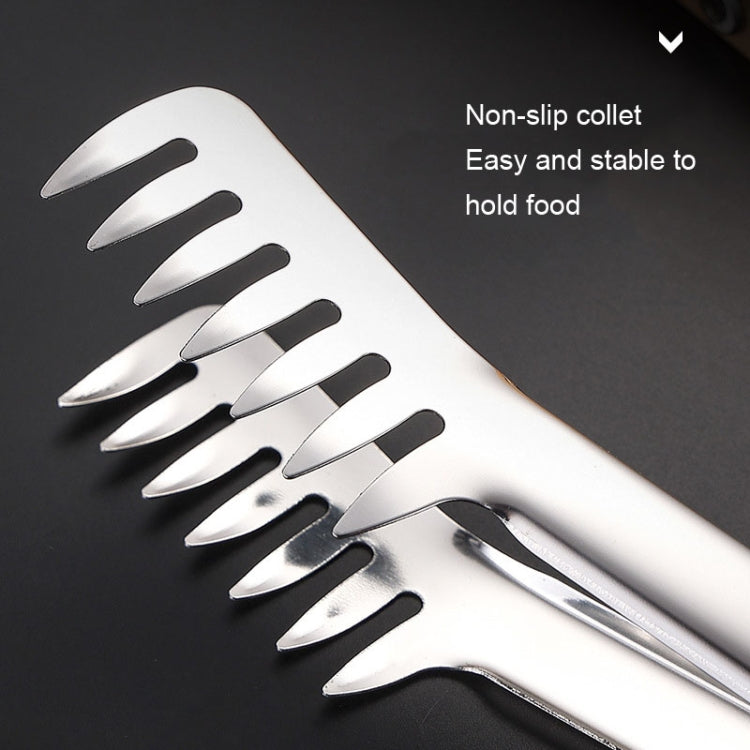 Titanium Plated Stainless Steel Spaghetti Clip Restaurant Food Clamps, Color: Colorful