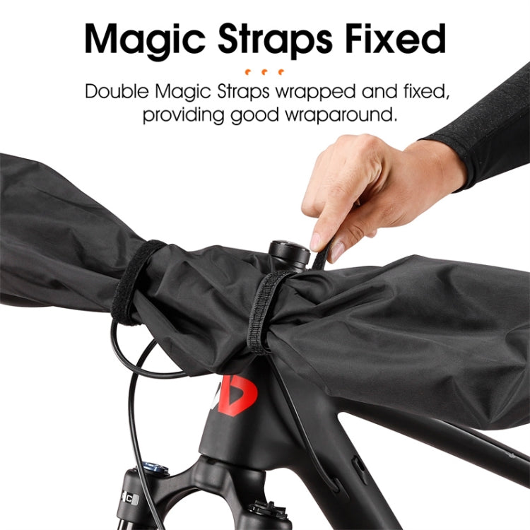 WEST BIKING Bicycle Handlebar Rain & Dust Protection Cover(Black)