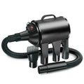 2100W Dog Dryer Stepless Speed Pet Hair Blaster Pet Water Blower 220V UK Plug(Pure Black)