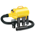 2100W Dog Dryer Stepless Speed Pet Hair Blaster Pet Water Blower 220V EU Plug(Pure Yellow)