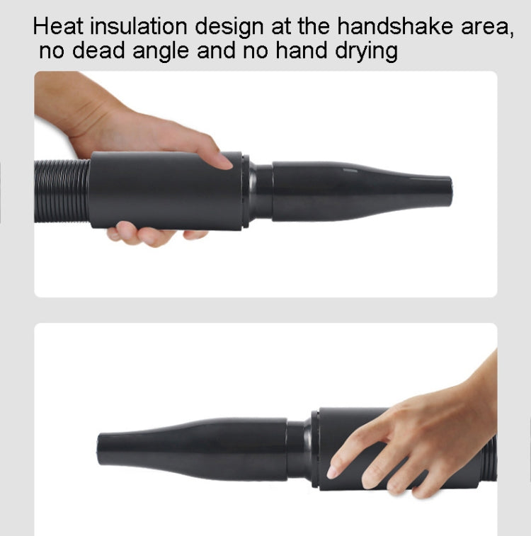 2100W Dog Dryer Stepless Speed Pet Hair Blaster Pet Water Blower 220V AU Plug(Pure Black)