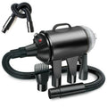 2100W Dog Dryer Stepless Speed Pet Hair Blaster With Vacuum Cleaner 220V UK Plug(Pure Black)