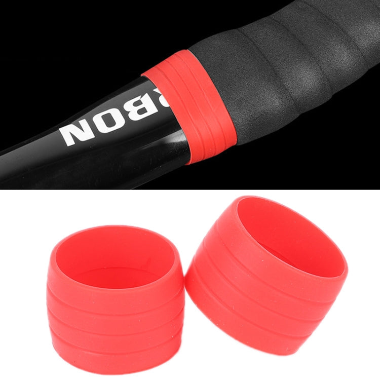 WEST BIKING 2pairs Road Bike Handlebar With Retaining Ring Brake Cable Protector(Red)