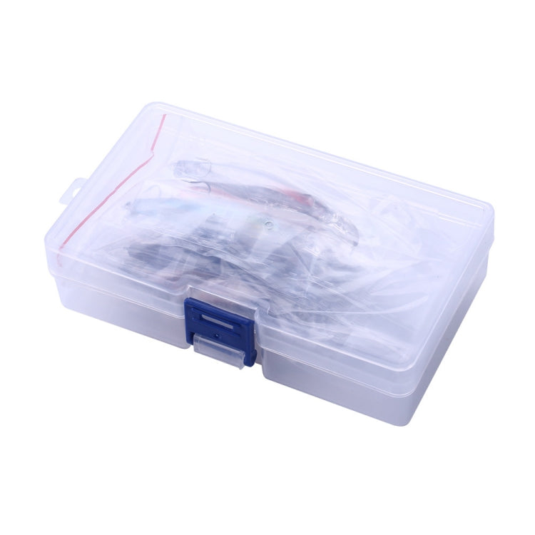 HENGJIA 5.7cm 3.4g Microbe Road Lures Slow Sinking Minnow Fake Bait, Color: 10 Colors Boxed