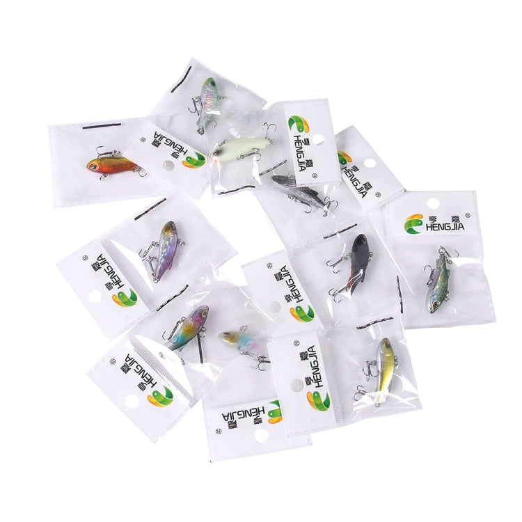 HENGJIA 4cm 4g Submerged Trembler Swimming VIB Luya Fish Bait Microbe Warbler Fake Bait(7)