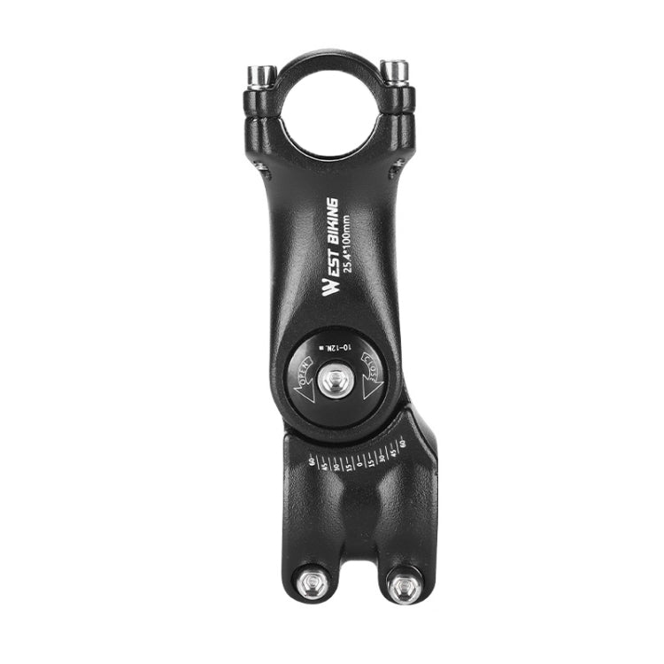 WEST BIKING Mountain Bike Adjustable Handlebar Angle Riser Handlebar Lift Accessories 25.4x100mm