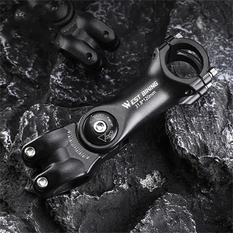 WEST BIKING Mountain Bike Adjustable Handlebar Angle Riser Handlebar Lift Accessories 25.4x100mm
