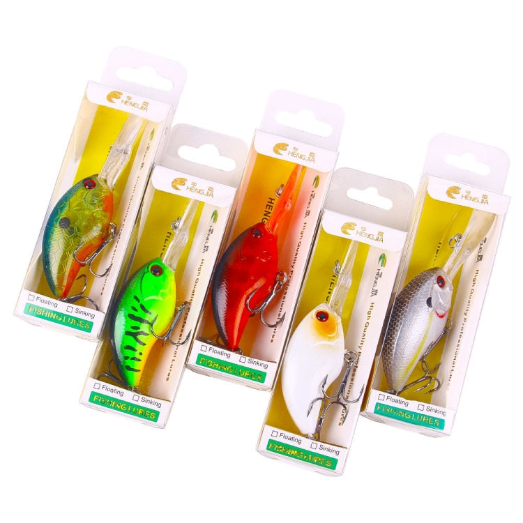 HENGJIA Rock Lure Small Fat Hard Bait Boxed Fake Bait(5)