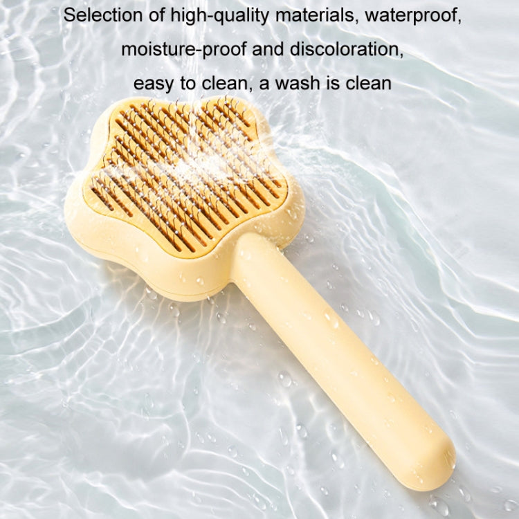 Pet Fine-Tooth Comb To Remove Floating Hair And Knots(Green)