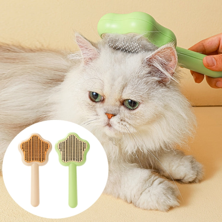 Pet Fine-Tooth Comb To Remove Floating Hair And Knots(Green)