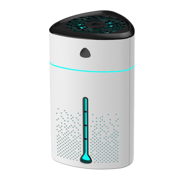 Silent USB Plug-In Silver Ion Purifying Humidifier Household Night Light Atomizer, Color: White