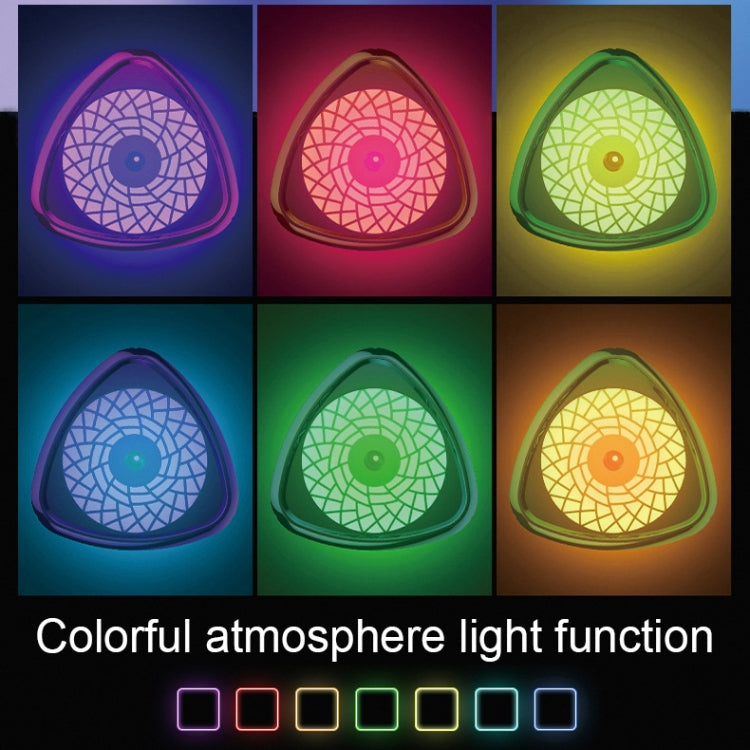Silent USB Plug-In Silver Ion Purifying Humidifier Household Night Light Atomizer, Color: Electroplated Green